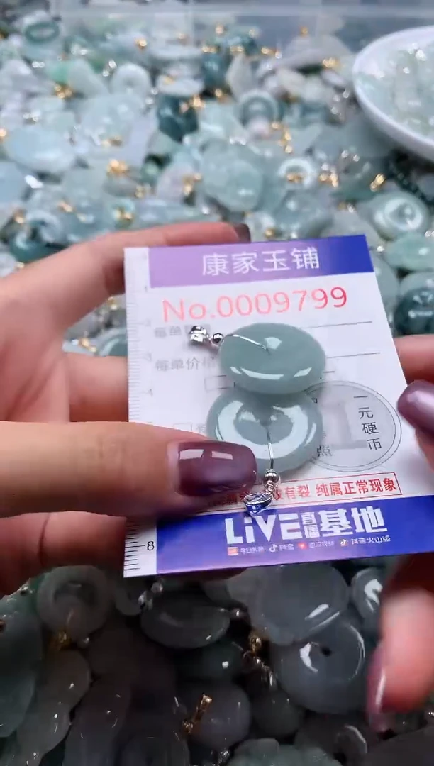 翡翠未镶嵌吊坠(不含链)9799