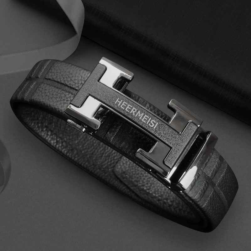 【头层牛皮】男士商务休闲皮带百搭真皮皮带8040TT 【ZBJ】