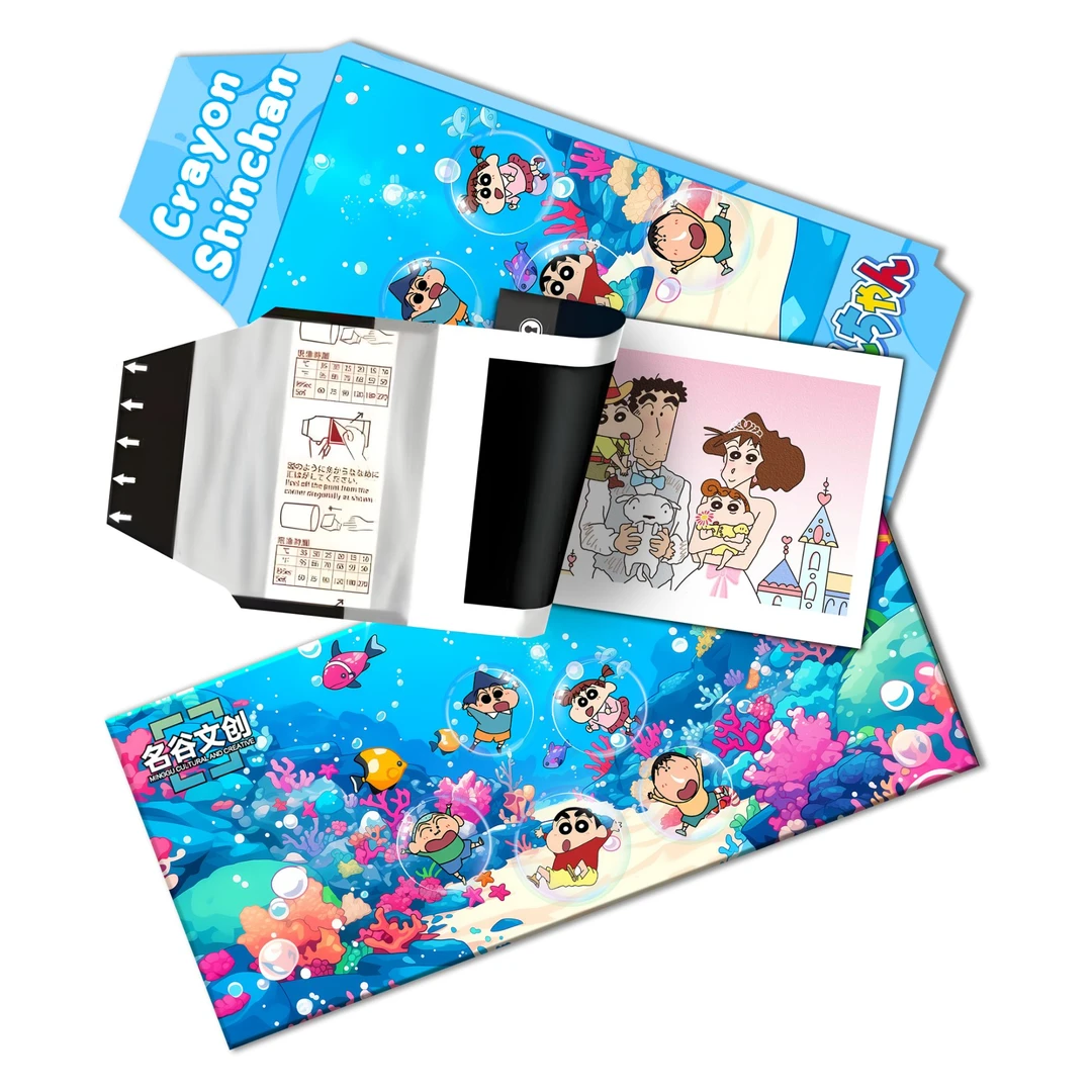 【蜡笔小新】名谷文创-撕撕乐拍立得同人二创周边盲盒（代拆）