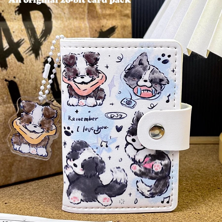 新款小狗护照夹证件包保护套多功能卡包出国旅行便携卡袋收纳机票