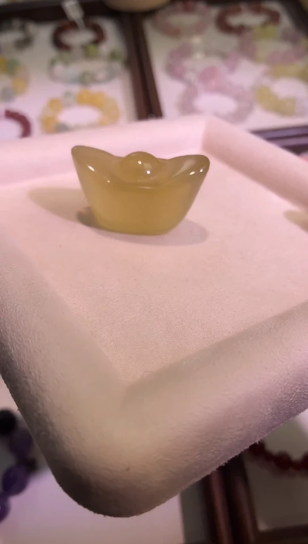 未镶嵌手串水晶黄水晶元宝