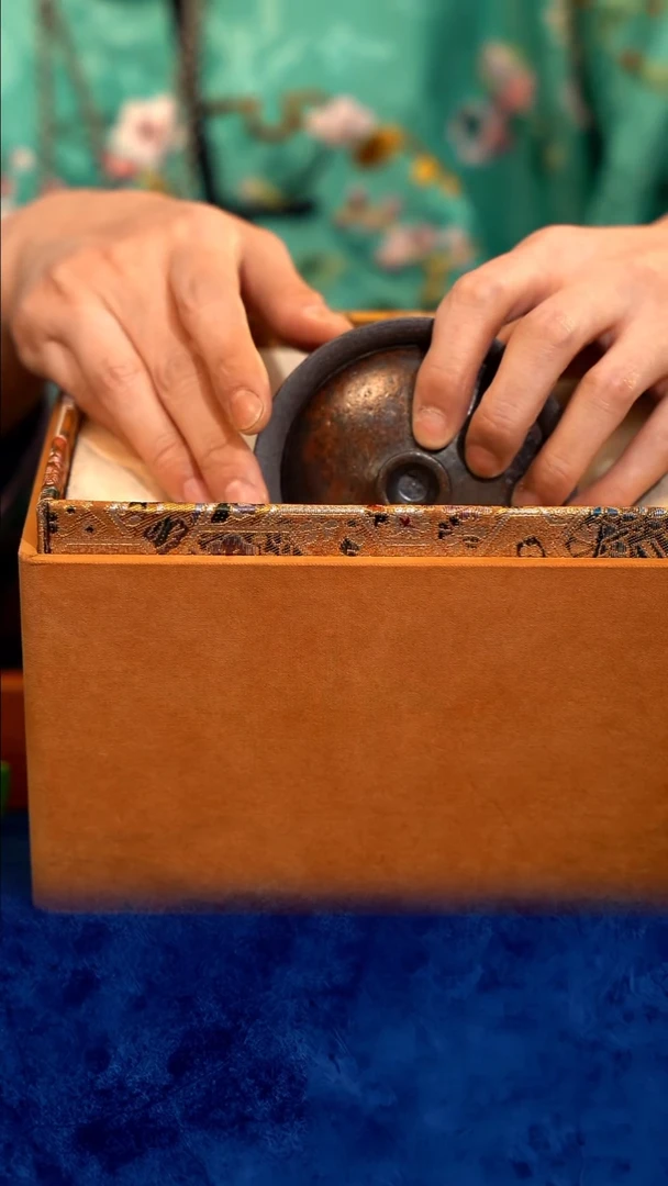 紫砂 宜兴紫砂 碳化盖碗