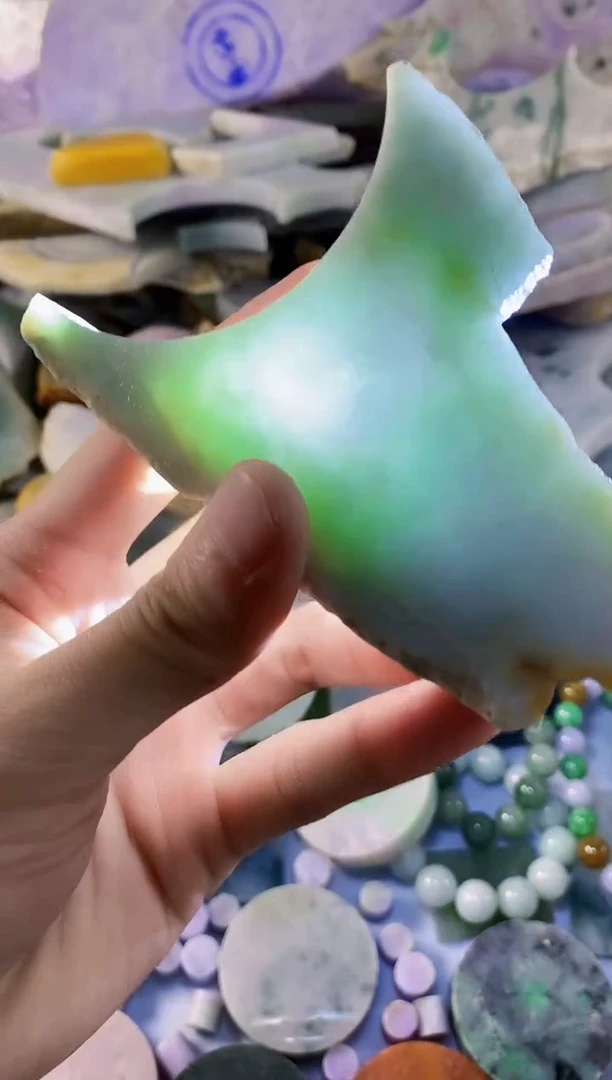 翡翠裸石纯天然A货翡翠6