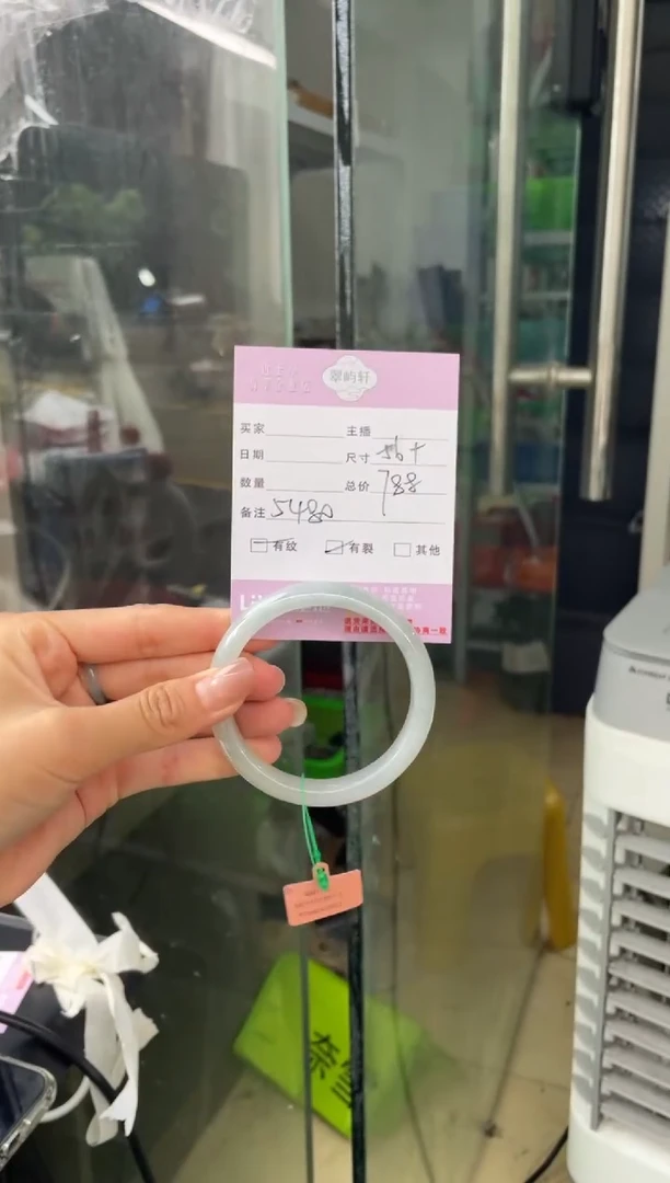未镶嵌手镯翡翠G 56正圈 5480