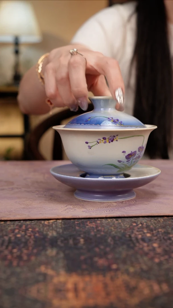 杯景德镇陶瓷杯碗柴烧多人