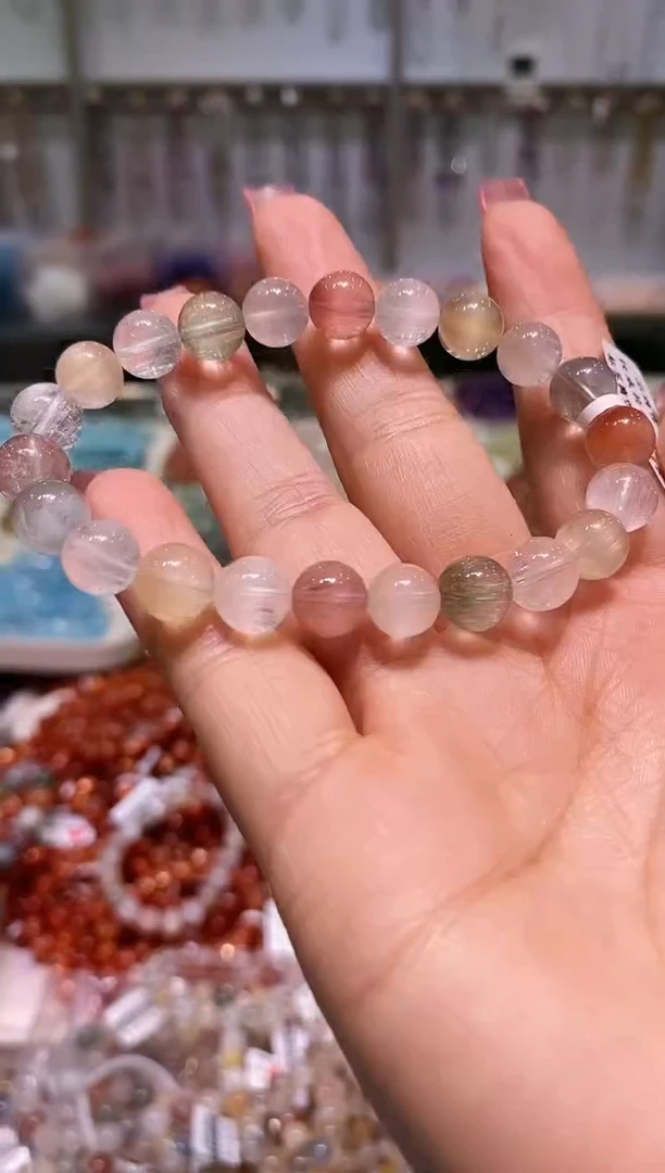 未镶嵌手链水晶多样性发其一兔毛8.5+