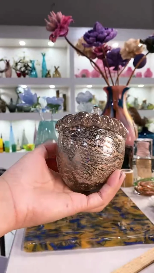 慕忆家手作琉璃花瓶