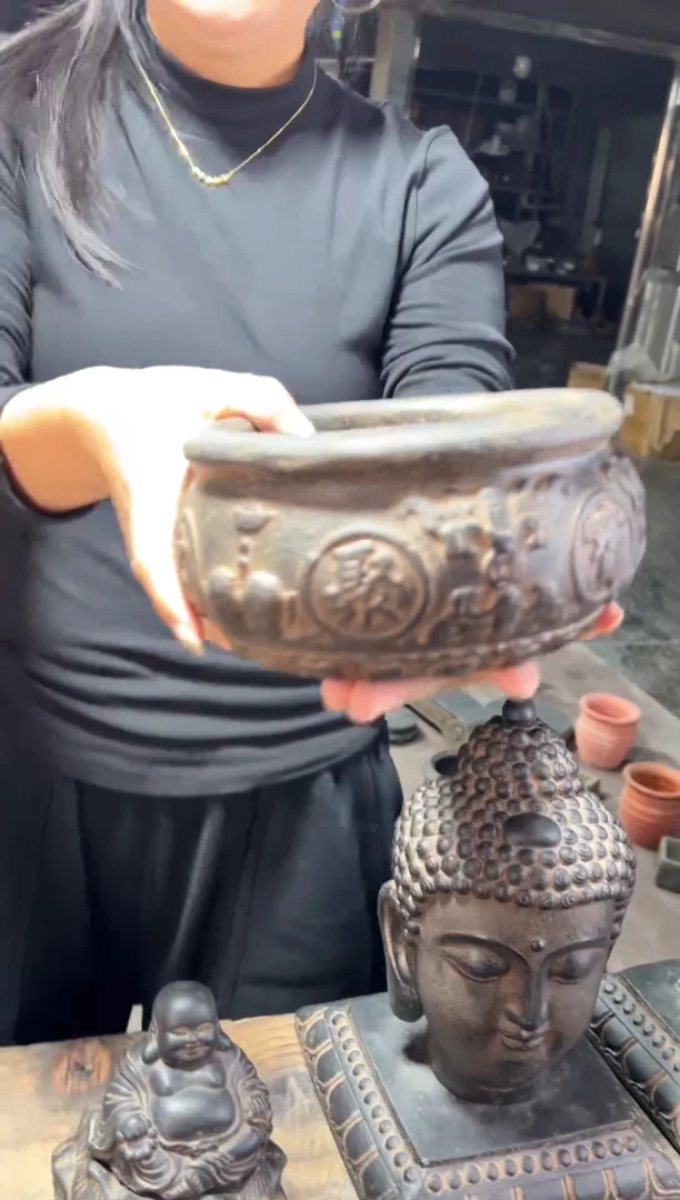 陶土【火山泥】聚宝盆