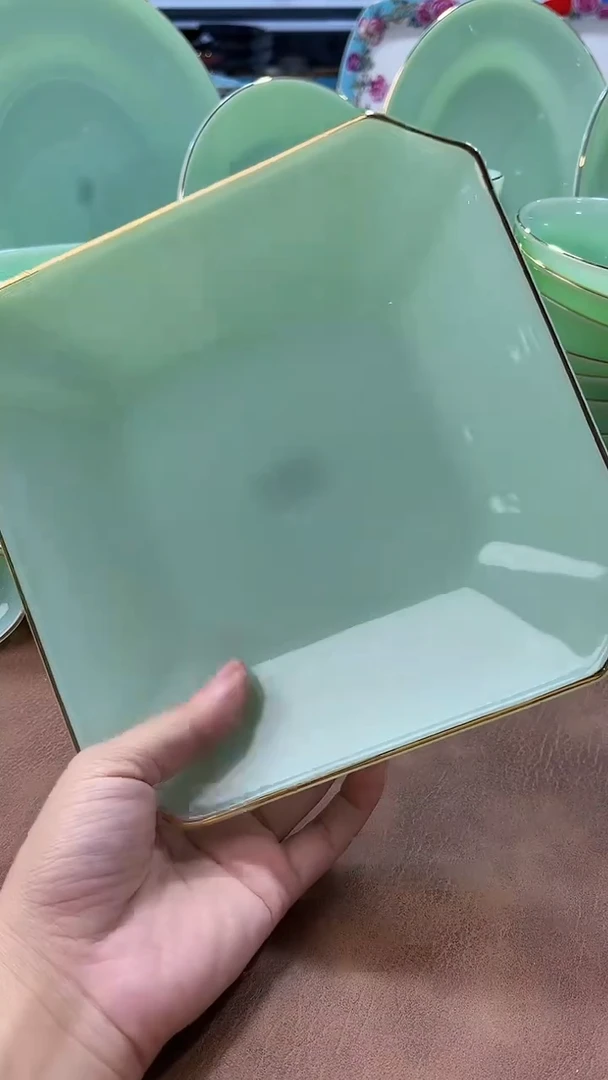 玉瓷 方盘10个 景德镇陶瓷