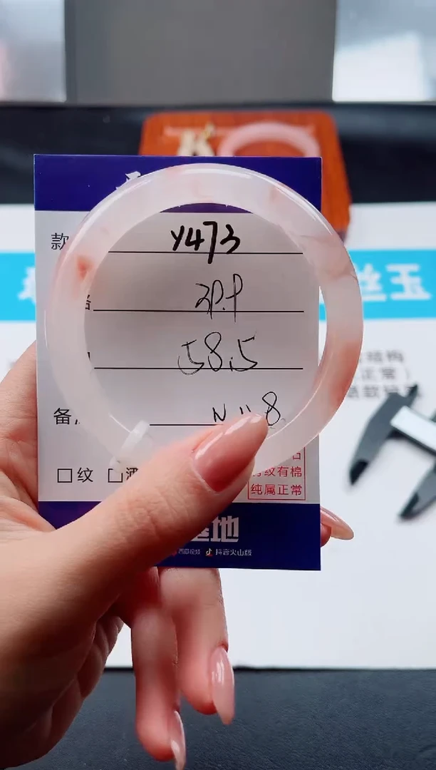 未镶嵌手镯石英质玉Y473