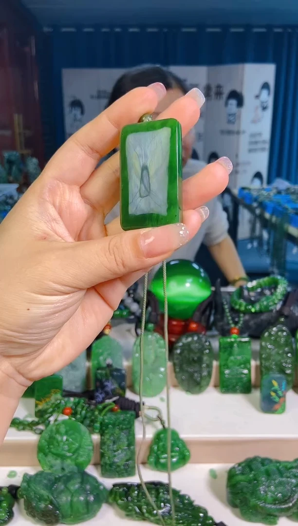 和田玉未镶嵌挂件1