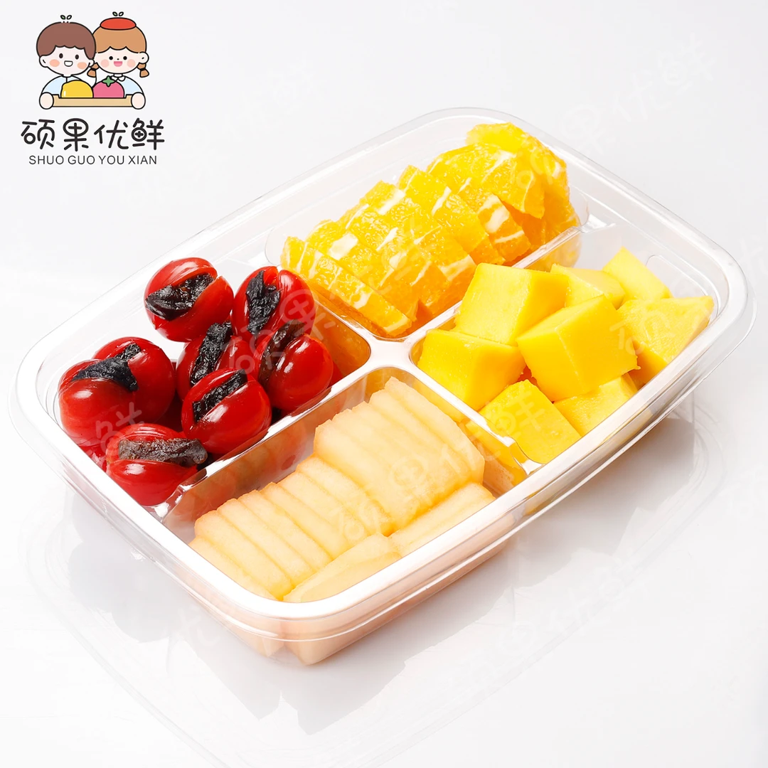 果切【四拼】哈密瓜＋橙子+乌梅小番茄+芒果约600g