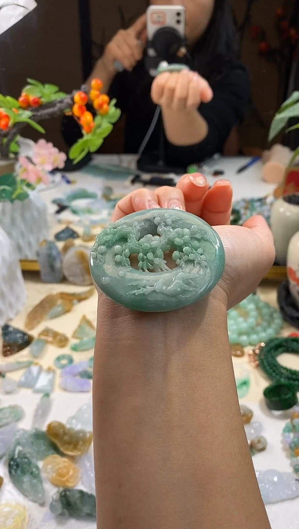 吊坠(不含链)未镶嵌翡翠3