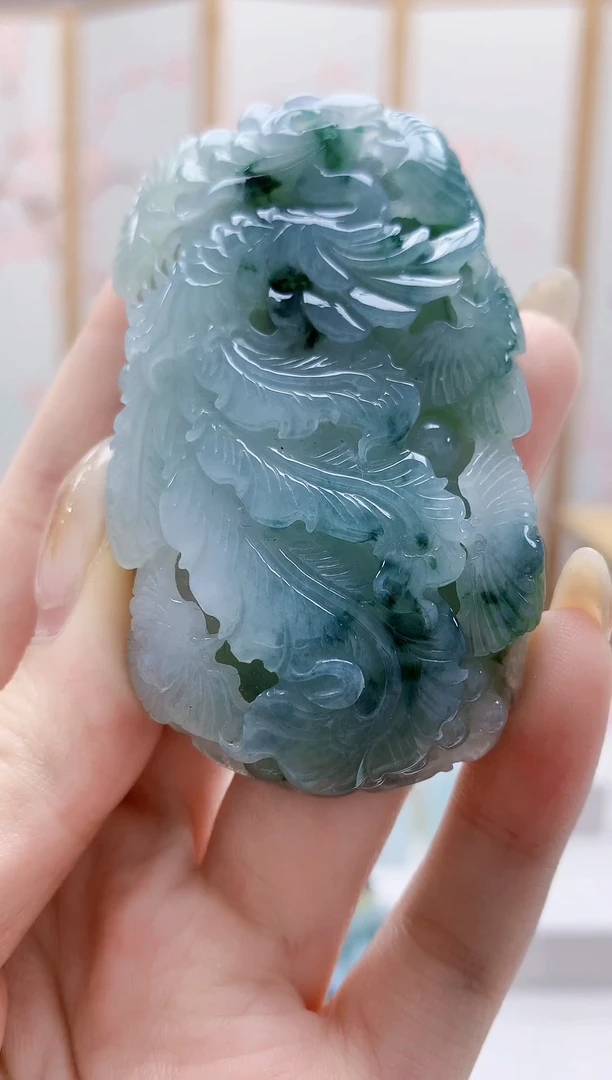 未镶嵌定制翡翠5160jw-毛货挂件64