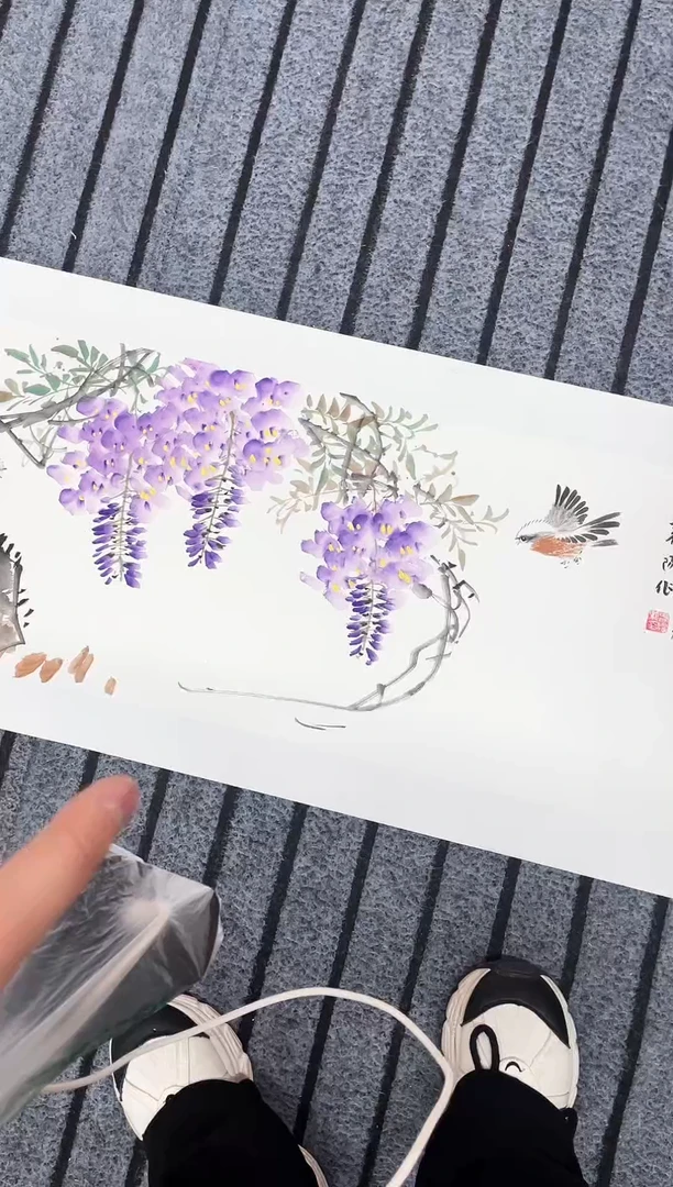 精品国画花鸟作品