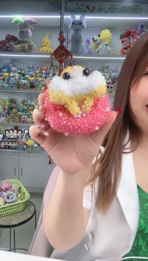 玻璃0322卡4水晶仓鼠甜甜圈材料包1套