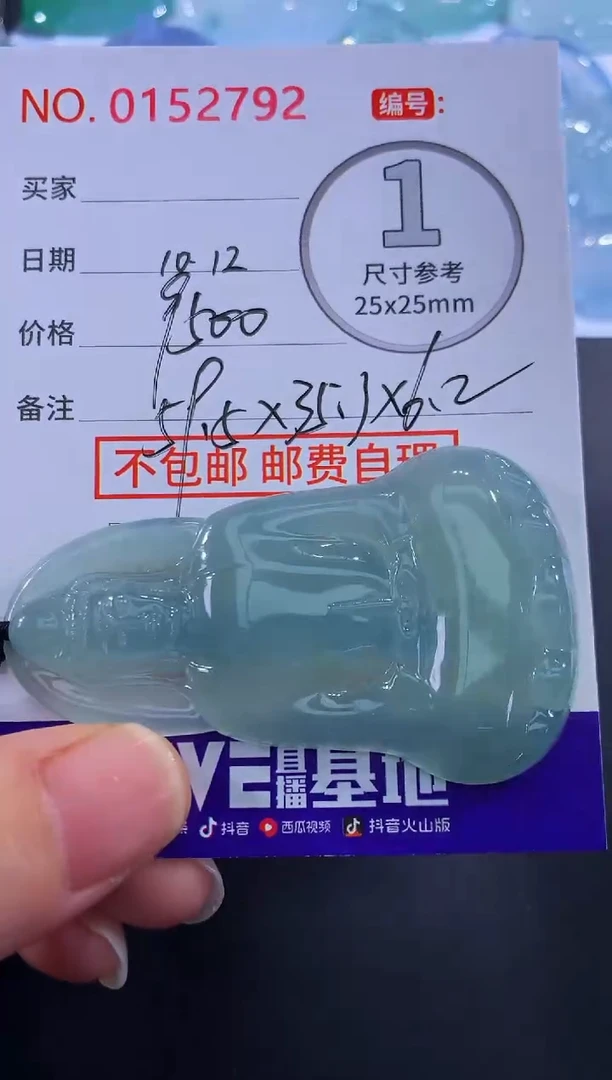 颈饰未镶嵌翡翠！
