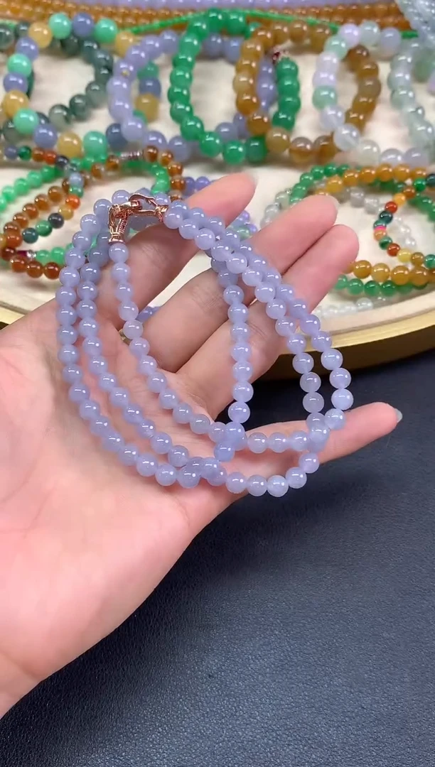 项链未镶嵌翡翠珠链|7800