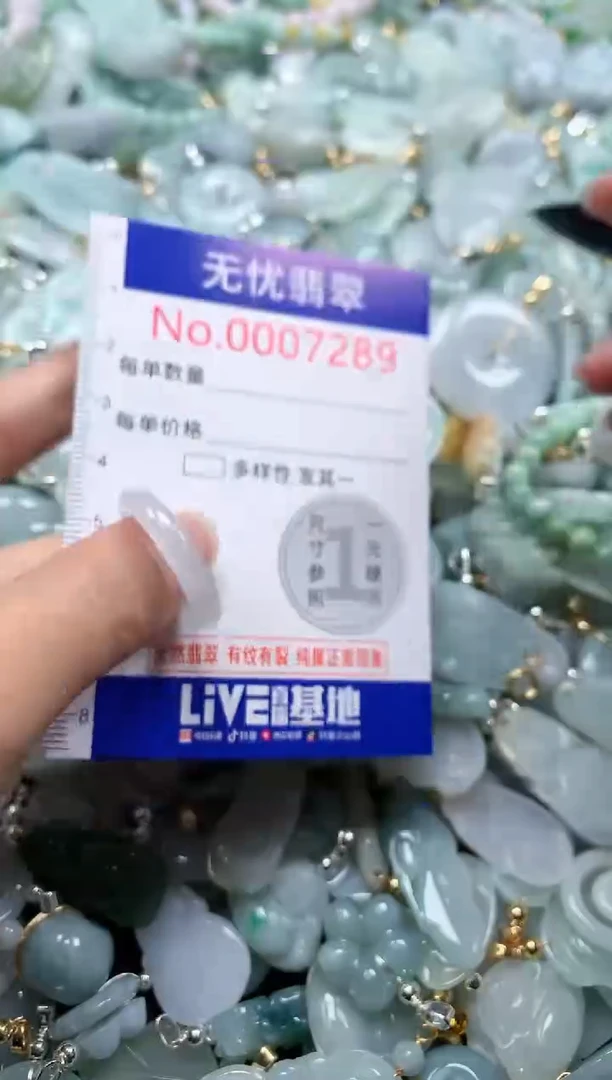 翡翠未镶嵌吊坠(不含链)72889
