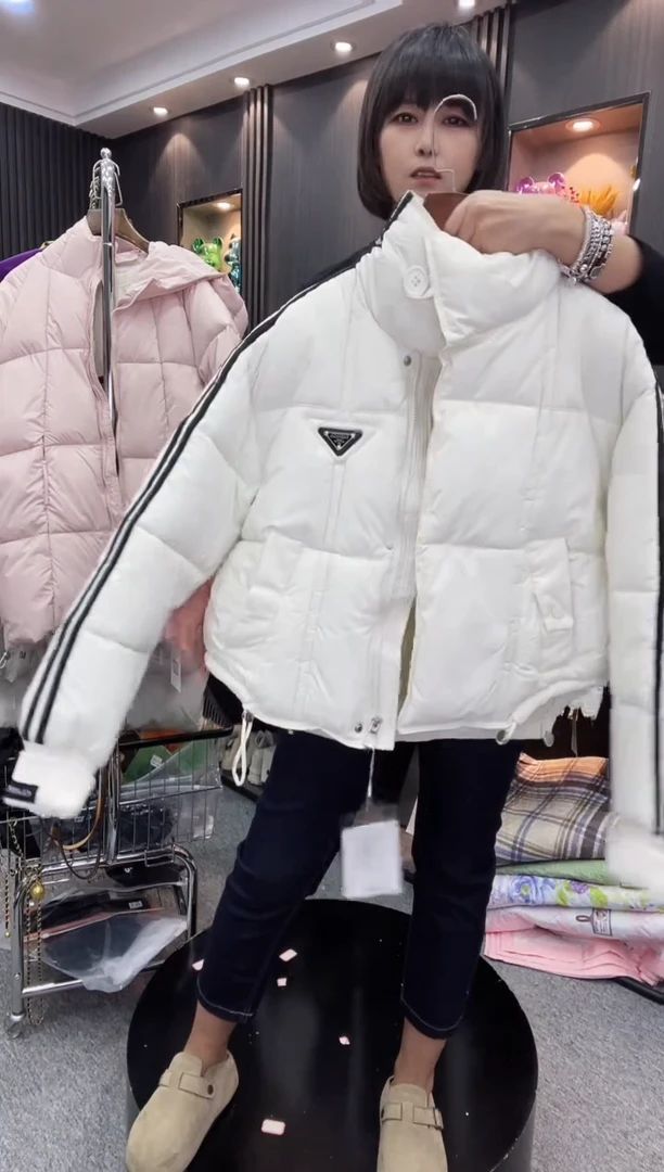 8810白色棉服---XL