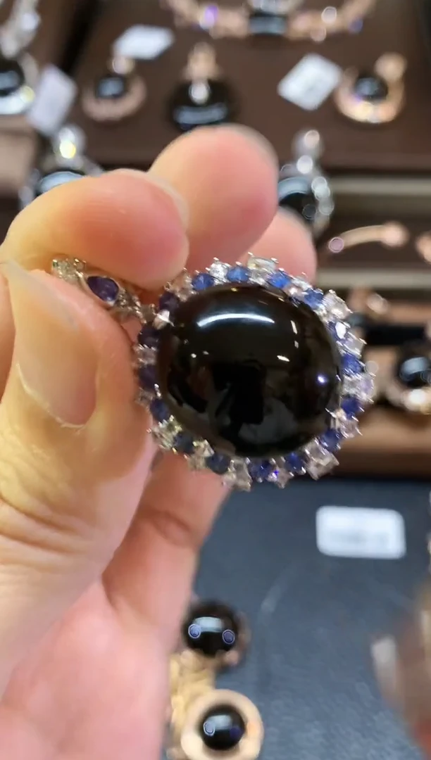 吊坠(不含链)18K金镶嵌翡翠C379  无鉴赏