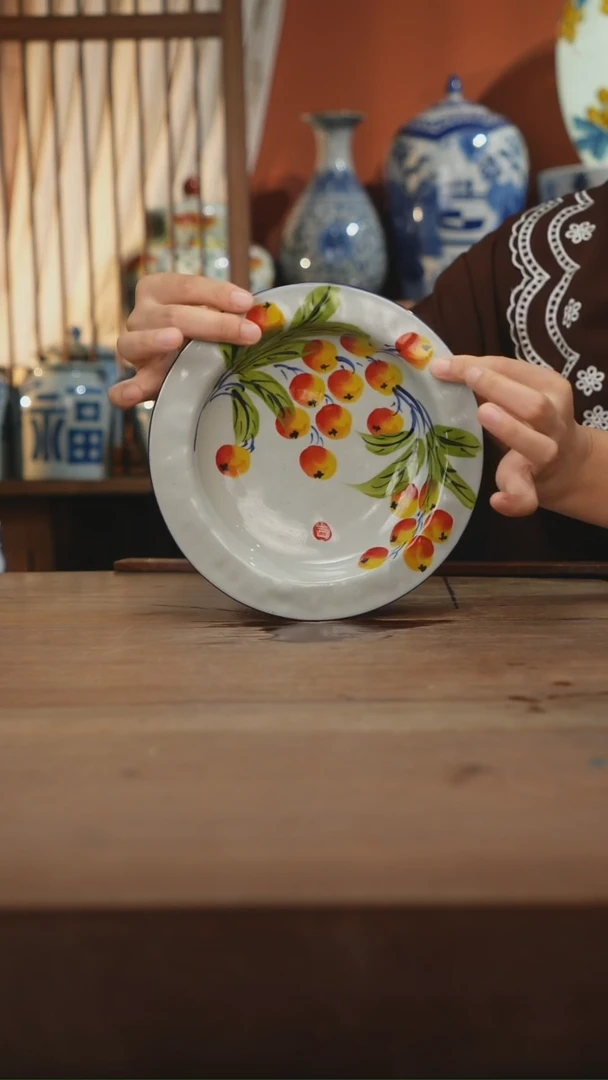 现代 景德镇设计师釉下手绘陶瓷餐具