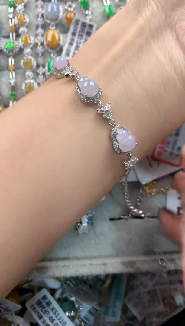 银S925镶嵌戒指翡翠444    2