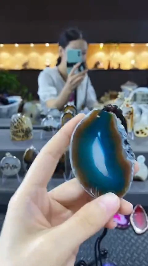 未镶嵌颈饰玛瑙/玉髓深****࿐玛瑙