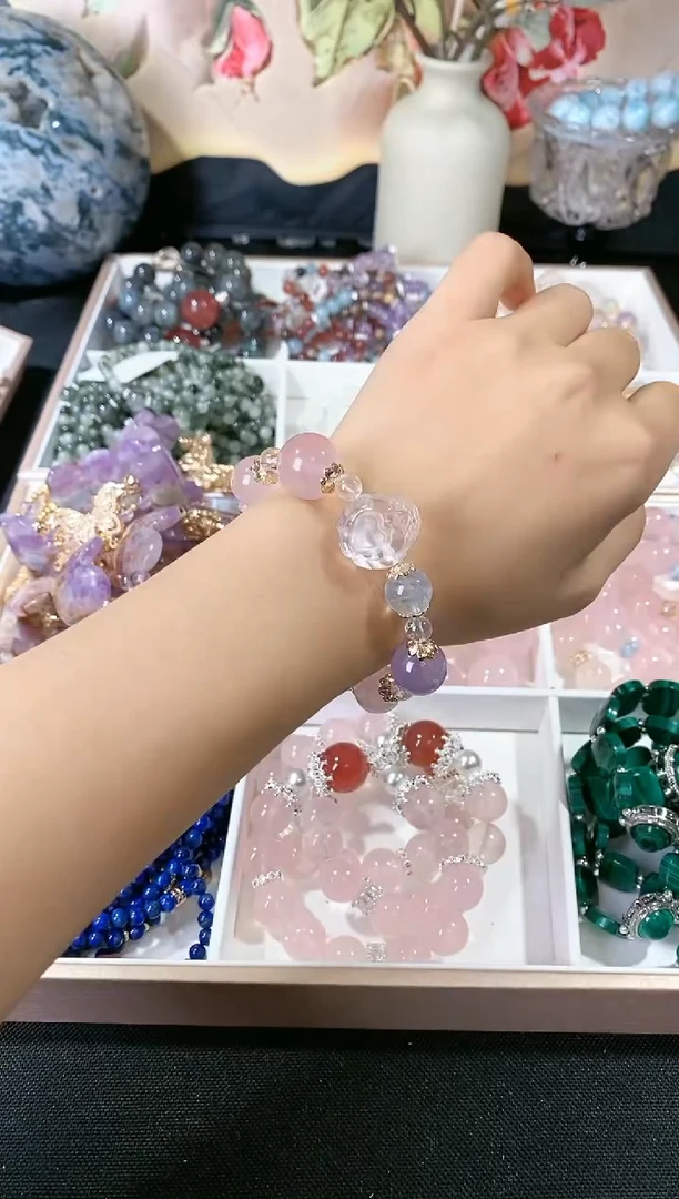 【闪购商品】水晶手链合金多宝趴趴狐设计款