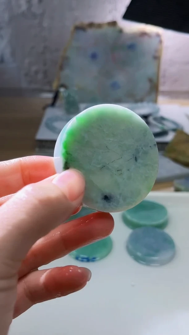 裸石翡翠天然翡翠A货古 南 912