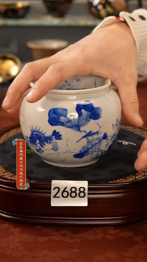 瓷片景德镇手工手绘2688