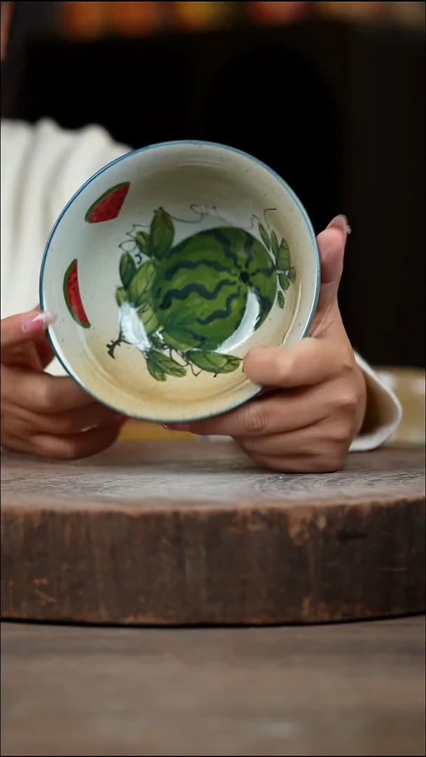 瓷片景德镇高温釉下彩（食品级）