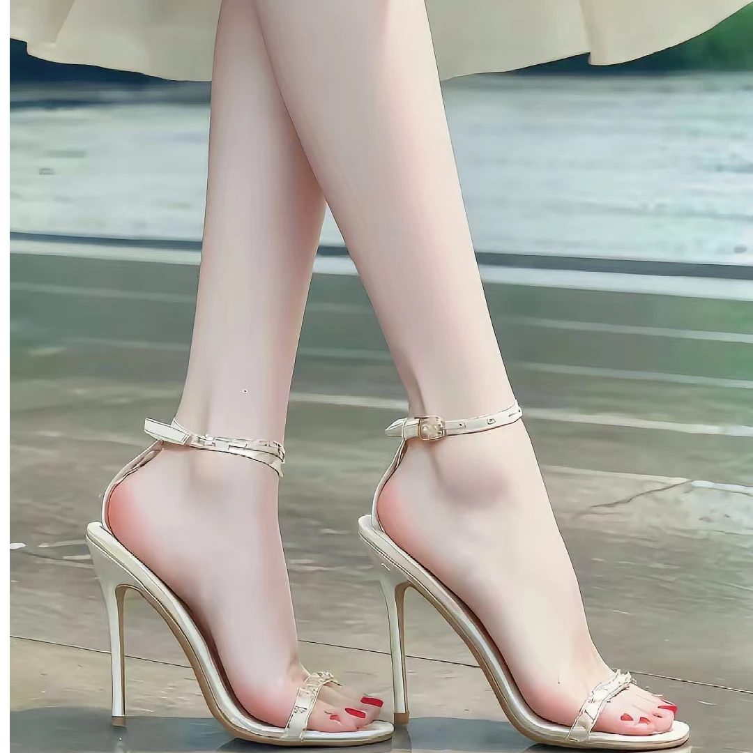 A51-A52 2025年当季新款气质女鞋百搭性感夏季细跟