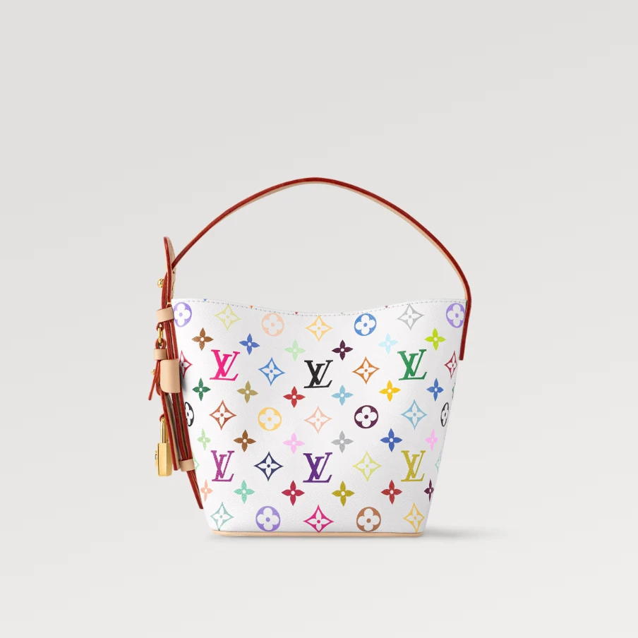 未使用 LouisVuitton/路易威登 珊专属 TM ALL INBB 手袋宝白三彩