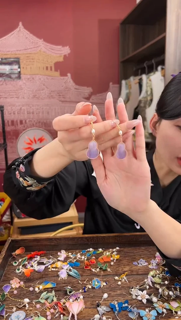 【闪购商品】刺绣苏绣世家非遗手工（耳环）