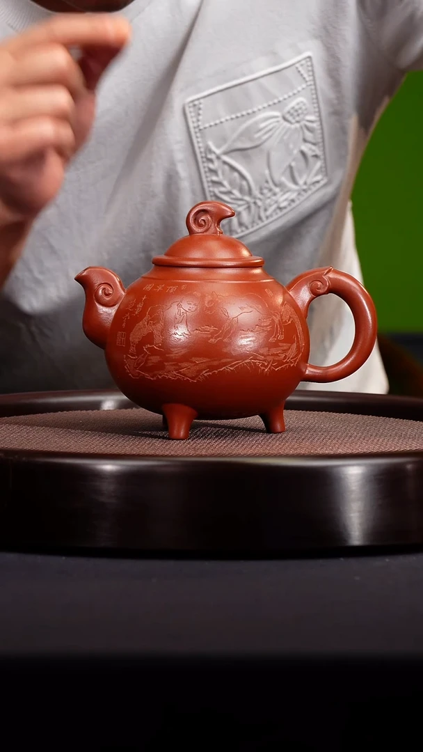 茶壶紫砂宜兴紫砂原矿壶