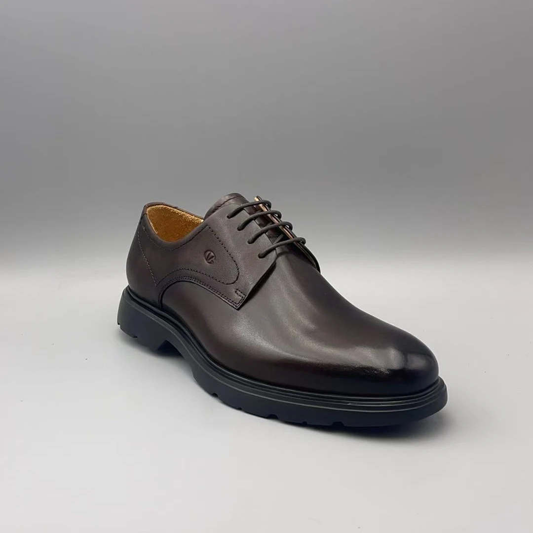 （孤品微瑕介意勿拍）新款轻质厚底系带男士皮鞋休闲鞋 795