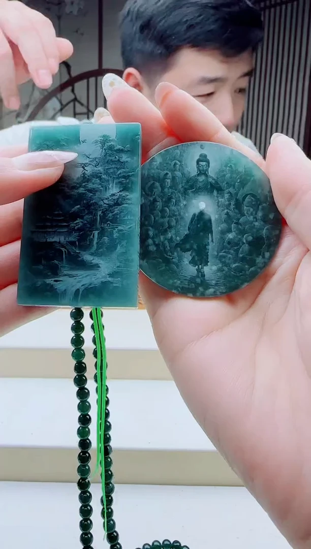 颈饰未镶嵌翡翠多样性发其一