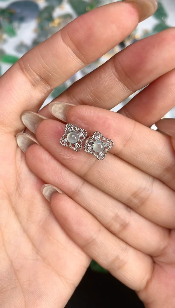 颈饰银S925镶嵌翡翠萍**逢25112901