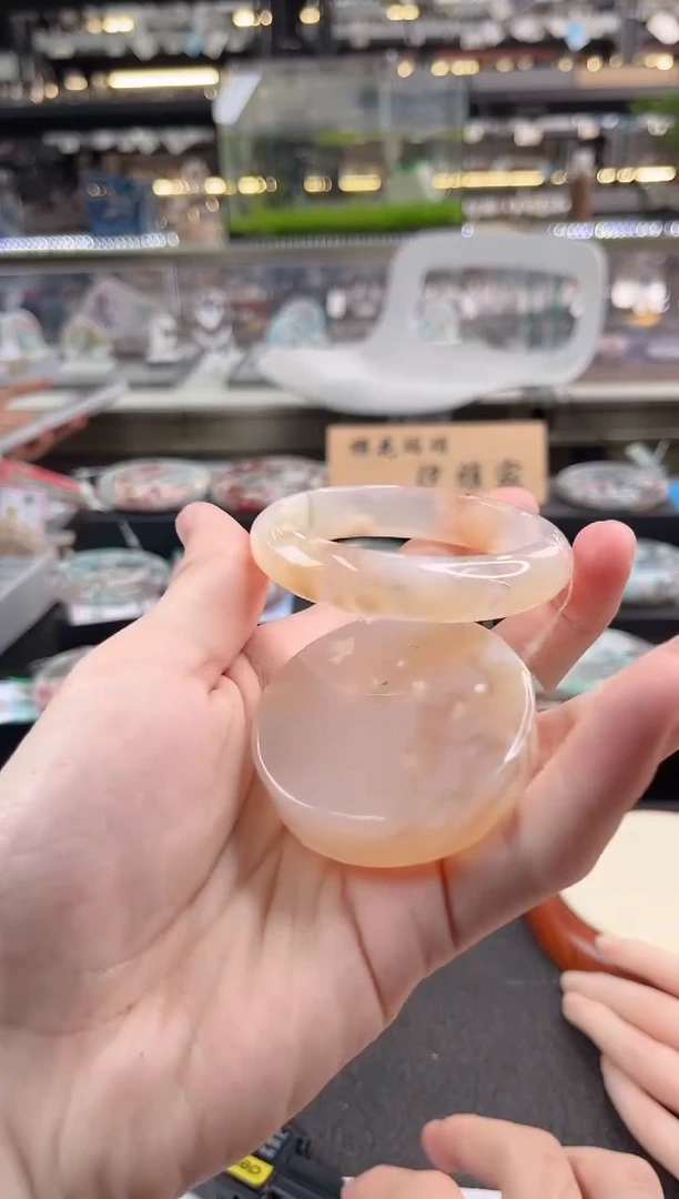 未镶嵌手镯石英质玉55圈口 （赠品镯心）3515670