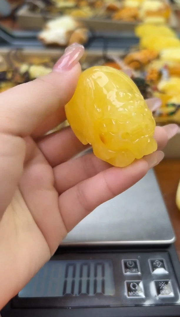 未镶嵌蜜蜡裸石琥珀蜜蜡吊坠