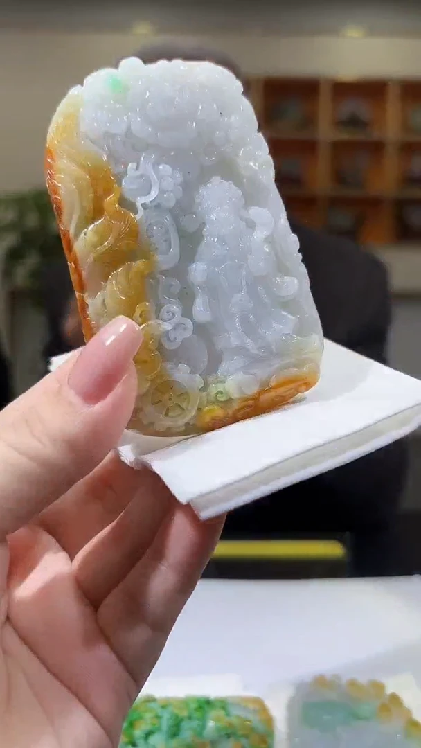 未镶嵌定制翡翠32/1209/C/财神