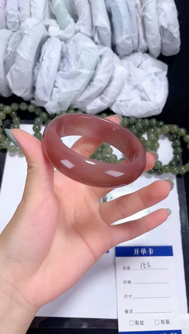 未镶嵌金丝玉石英质玉153 紫罗兰 54-55