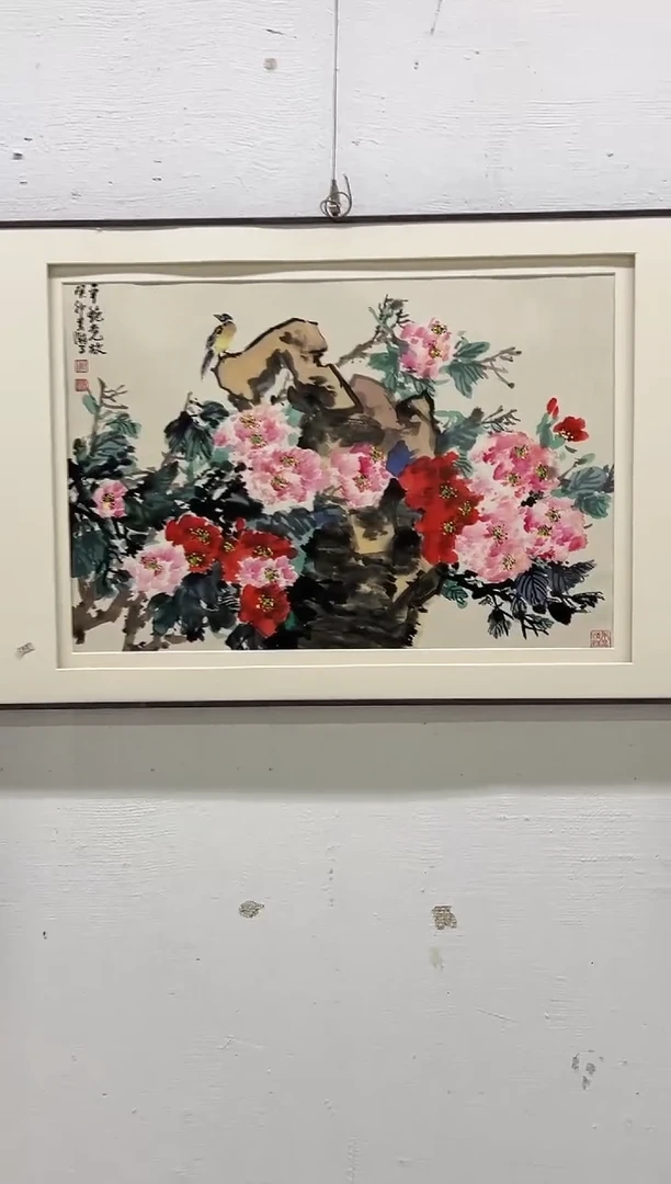 国画XH-2.7平尺-彩色花鸟