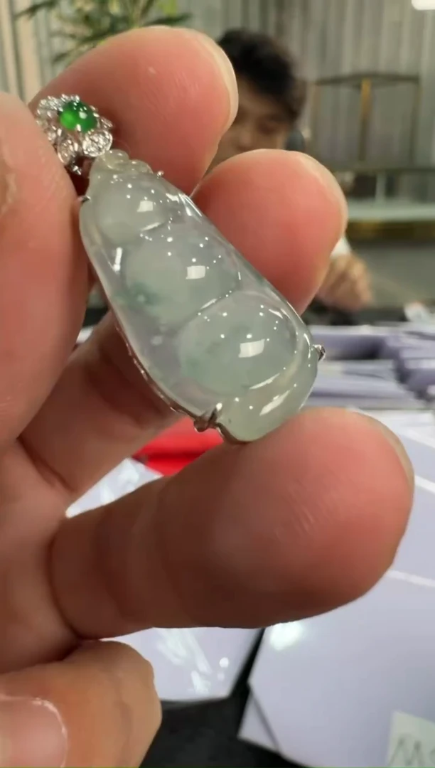 18K金镶嵌定制翡翠YZ-毛货不退不换