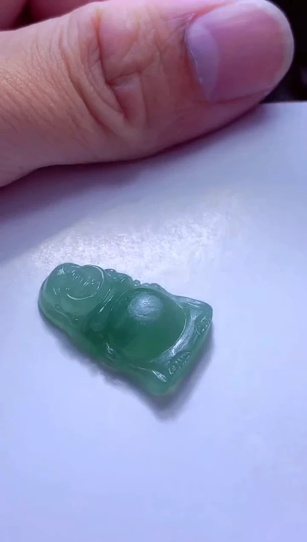 未镶嵌定制翡翠临*天然缅甸翡翠A货毛货吊坠