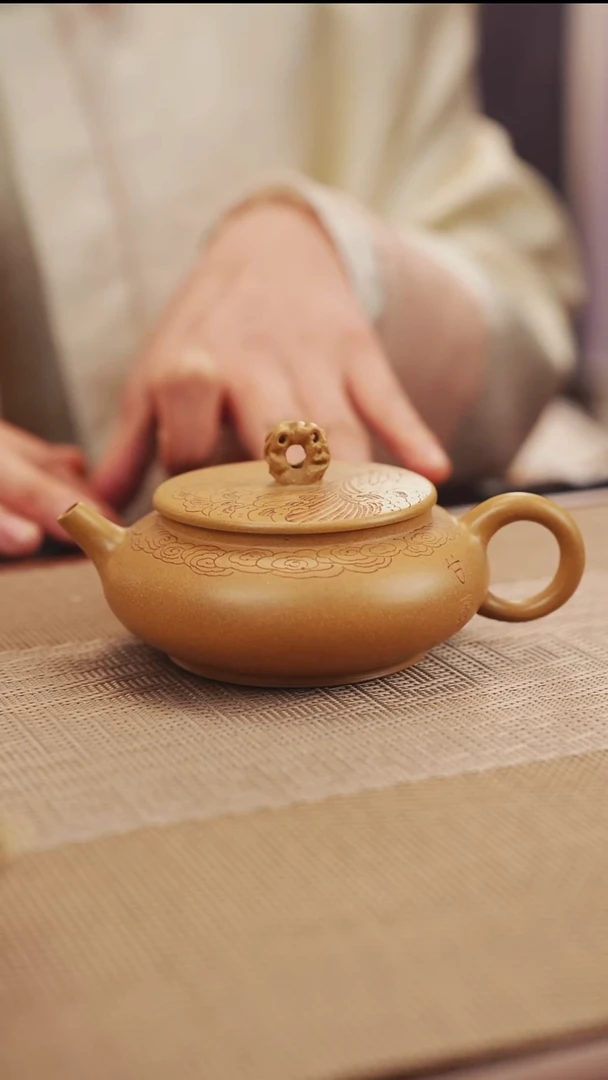 原矿黄金段甘霖紫砂壶11