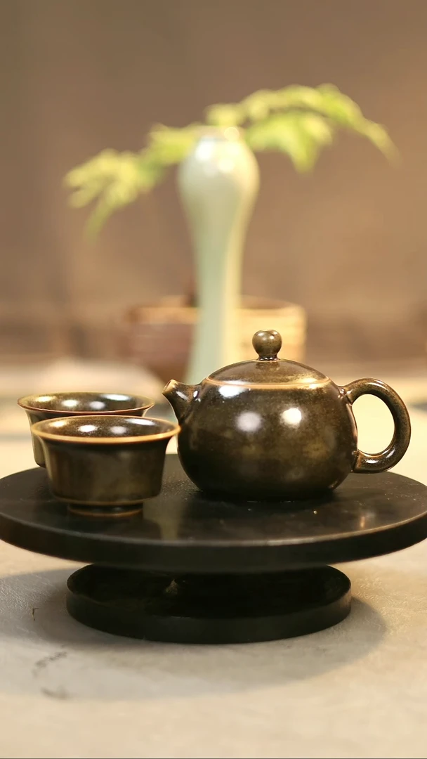 壶瓷原产地原矿釉一壶两杯