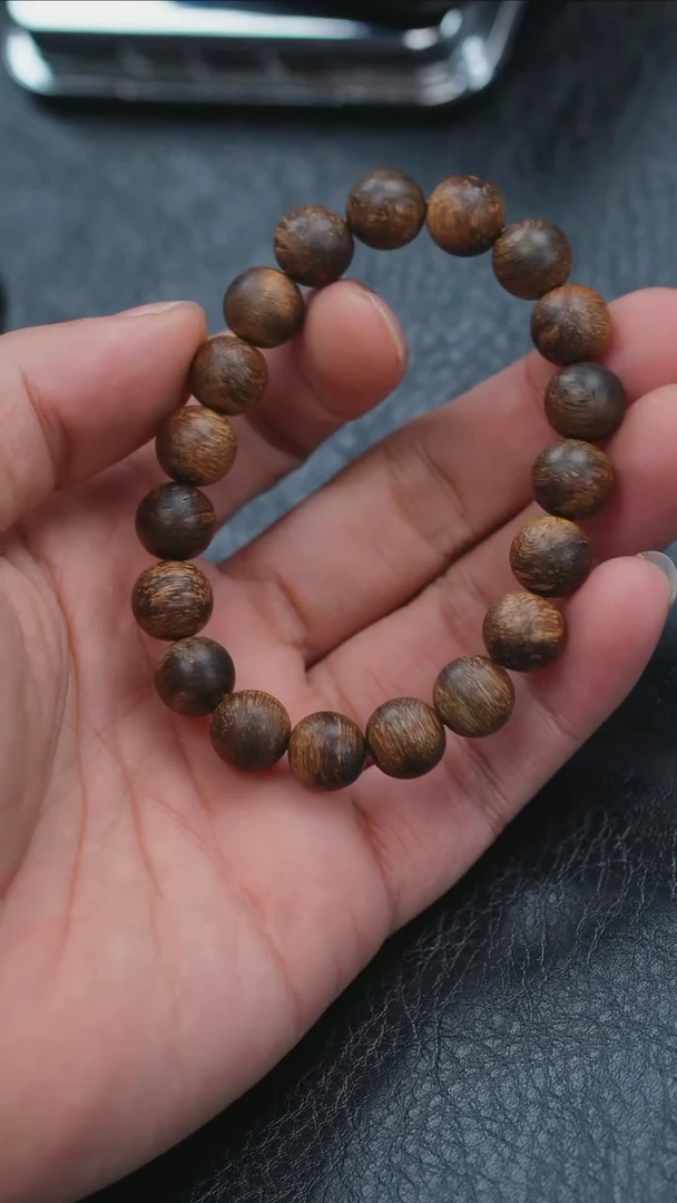 【闪购商品】沉香手串加里曼丹红油1.0单圈12g+