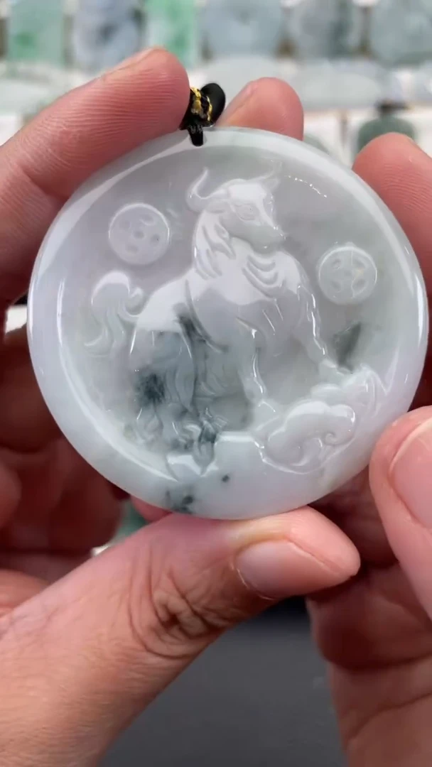 颈饰未镶嵌翡翠天然缅甸翡翠A货318